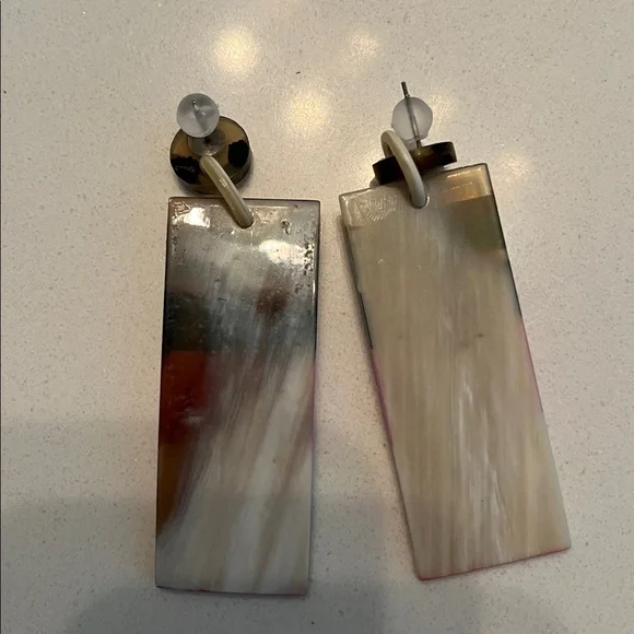 Anthropology Colorful Geometric Earrings - Picture 4 of 4